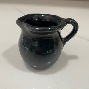 Rosemeade Black Copper Luster Miniature Cream Pitcher